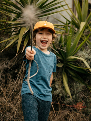 Image of Kids Sunsplash Hat in Gold