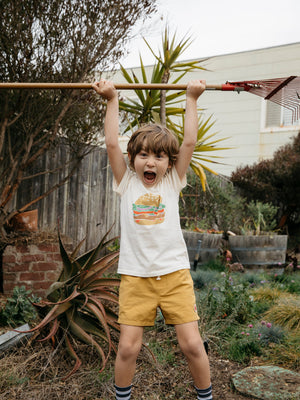 Image of Kids Vacation Trunks in Mustard