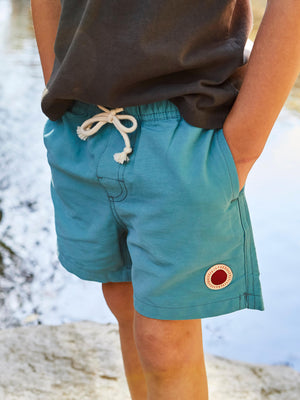 Image of Kids Vacation Trunks in Washed Sapphire