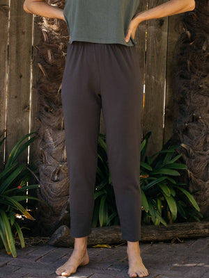 Image of Knit Laleh Pant in Faded Black