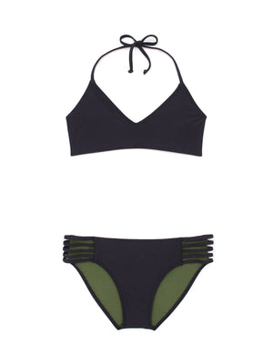 Image of Left Point Bikini in Black