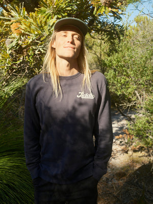 Image of Liddle Surfboards Crew in Faded Navy