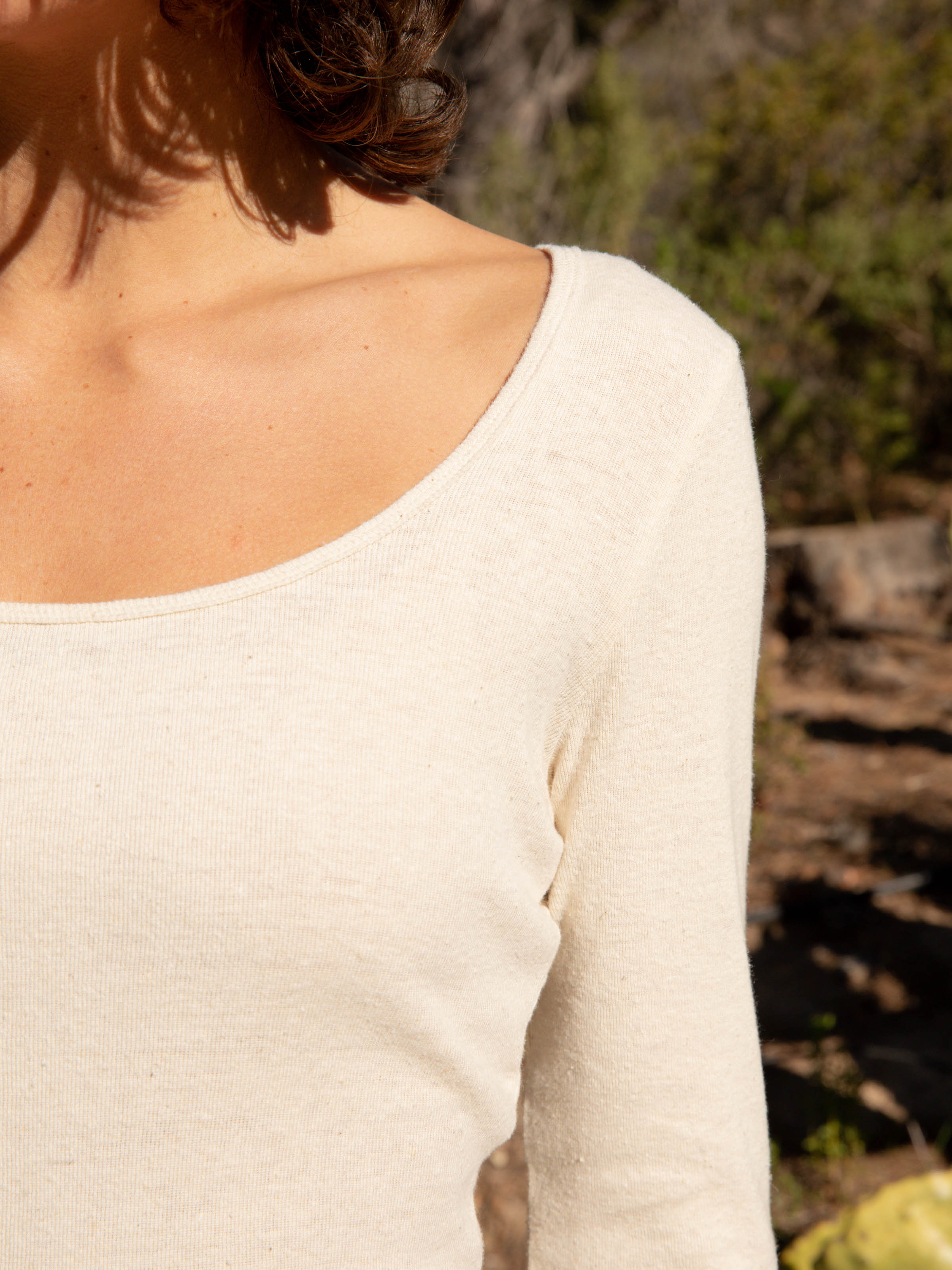 Long Sleeve Rib Tee