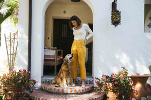 Image of Long Sleeve Rib Tee in Natural