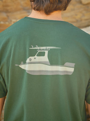 Image of Long Way Tee in Rover Green