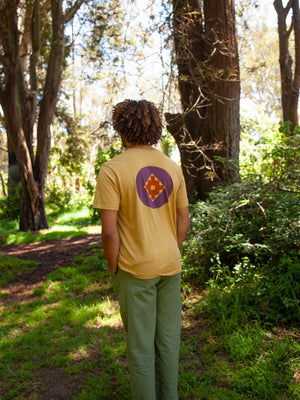 Image of Magic Barrel Tee in Mustard