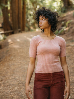 Image of Merino Tee in Blush