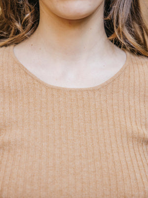 Image of Merino Tee in Fawn