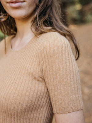 Image of Merino Tee in Fawn