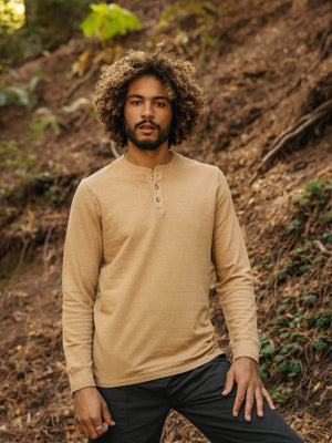 Image of Mollusk Henley in Tan Earth