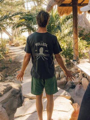 Image of Mollusk Shop Tee in Faded Black