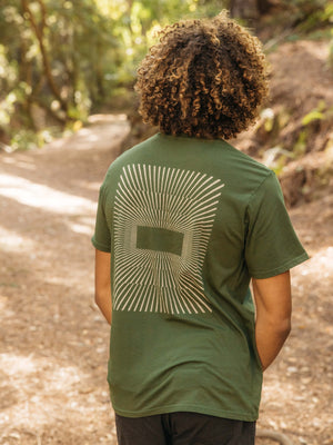 Image of Morning Light Tee in Rover Green