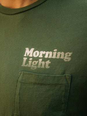 Image of Morning Light Tee in Rover Green