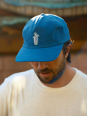 Image of Mushroom Dad Hat in Blue