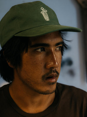 Image of Mushroom Dad Hat in Green