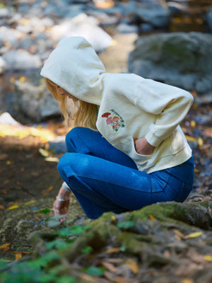 Mushroom Garden Zip Hoodie - XS - Mollusk Surf Shop - description