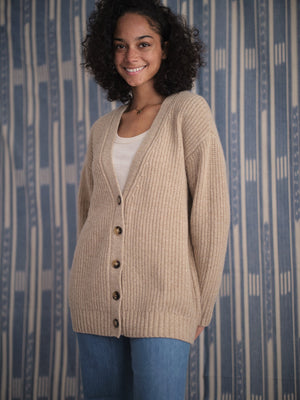 Image of Nest Cardigan in Oatcake