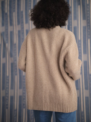 Image of Nest Cardigan in Oatcake