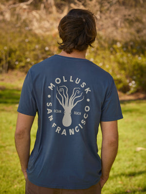 Image of Octo Tee in Navy Indigo