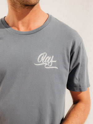 Image of Olas Tee in Dull Indigo