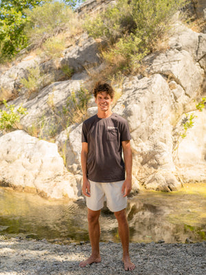 Image of Olde Whale Tee in Faded Black