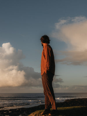 Image of One Pocket Shirt in Deep Tan