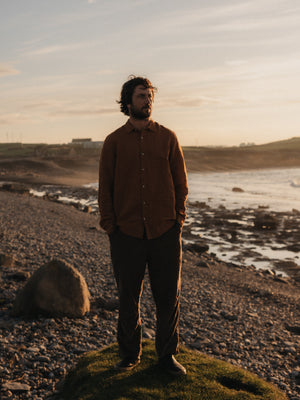 Image of One Pocket Shirt in Deep Tan