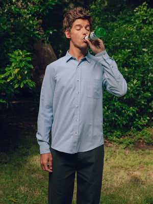 Image of One Pocket Shirt in Jerry Blue