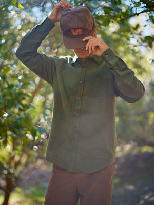 Image of One Pocket Shirt in Rover Green