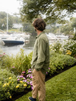 Image of One Pocket Shirt in Wakame Corduroy