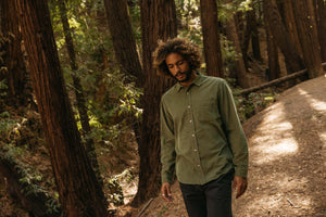 Image of One Pocket Shirt in Wakame Corduroy