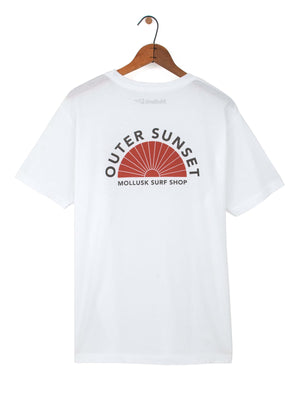 Image of Outer Sunset Tee in White