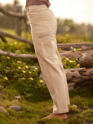 Image of Patchfront Work Pants in Natural