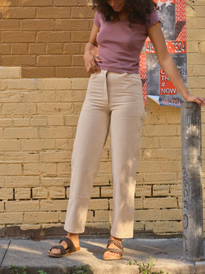 Image of Patchfront Work Pants in Natural