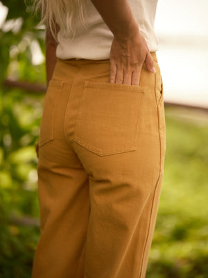 Image of Patchfront Work Pants in Sunshine