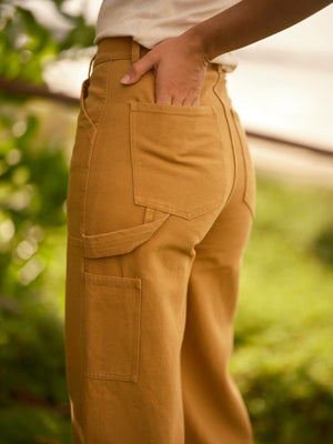 Image of Patchfront Work Pants in Sunshine