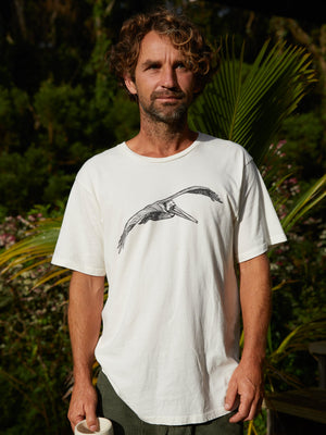 Image of Pelican Tee in Antique White