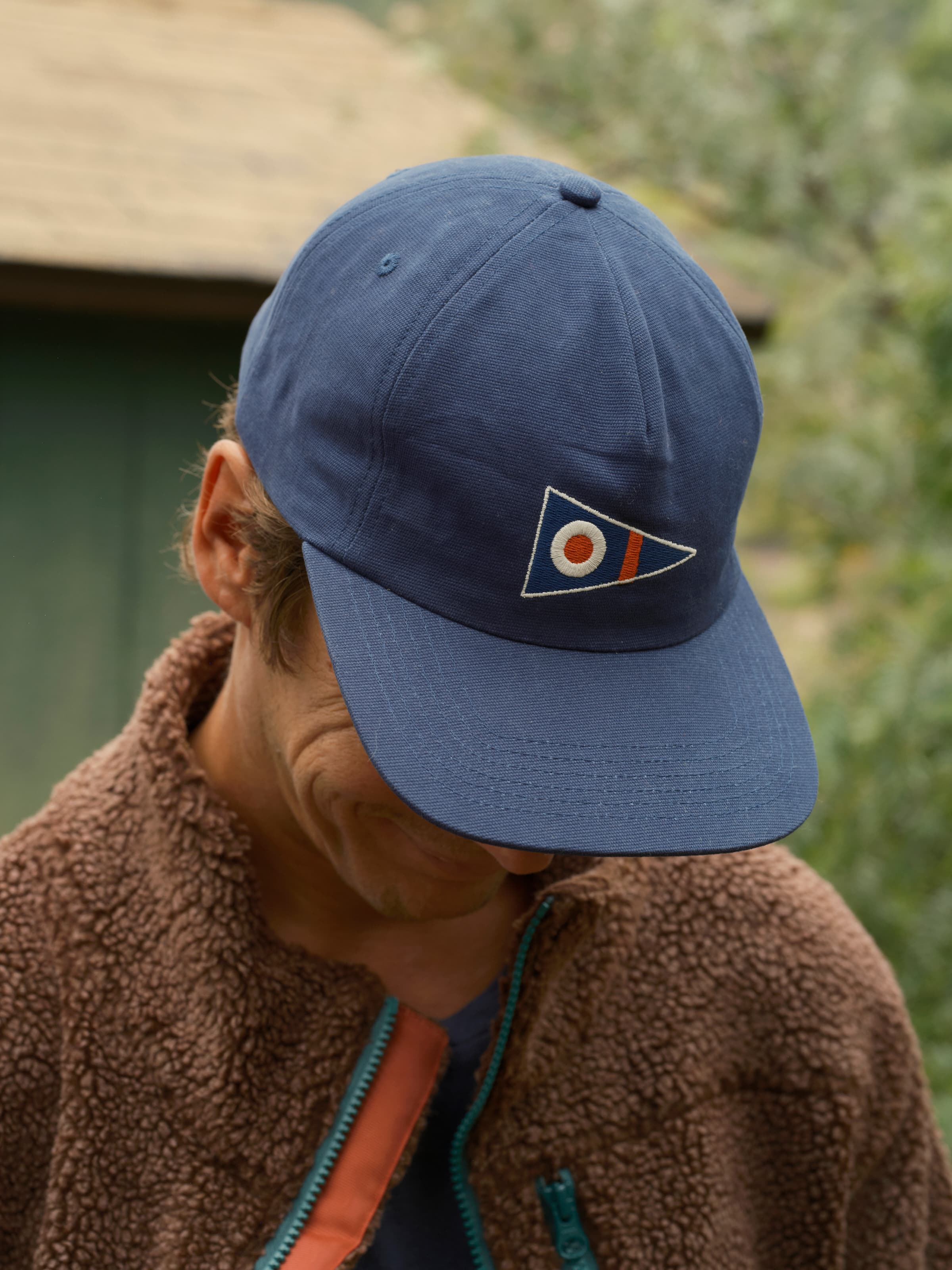 Free Fly Wave 5-Panel Hat: Shadow Blue