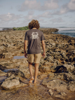 Image of Pincer Tee in Faded Black