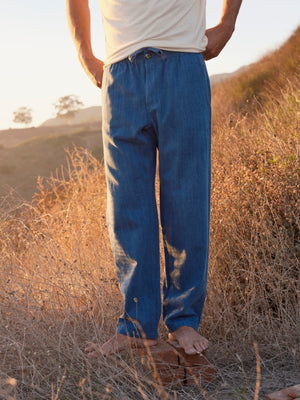 Image of Pinnacle Pants in Indigo Denim