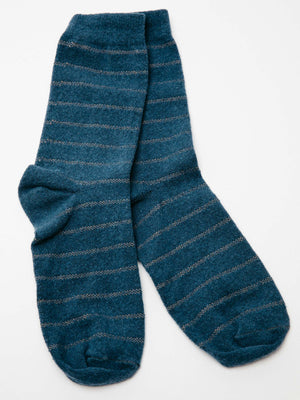 Image of Pique Stripe Sock in American Spirit