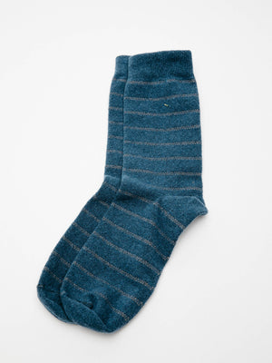 Image of Pique Stripe Sock in American Spirit