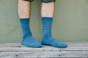 Image of Pique Stripe Sock in American Spirit