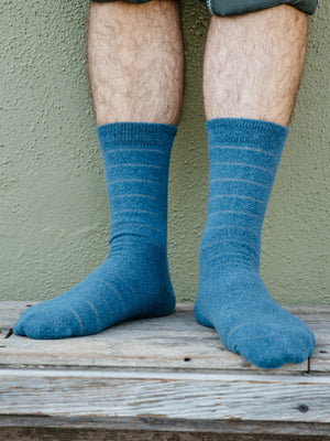 Image of Pique Stripe Sock in American Spirit