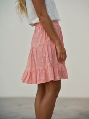 Image of Polly Skirt in Pink Dot