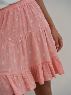 Image of Polly Skirt in Pink Dot