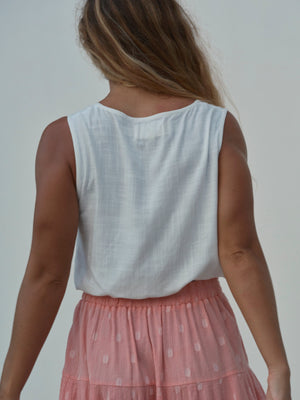 Image of Polly Top in White