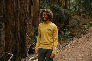 Image of Poppies Long Sleeve in Mustard