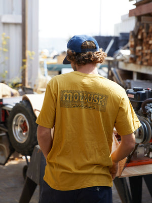 Image of Poppies Tee in Mustard