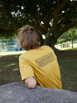 Image of Poppies Tee in Mustard
